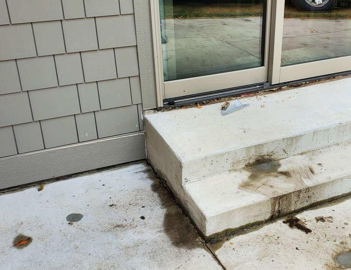 Concrete restored to level after leveling